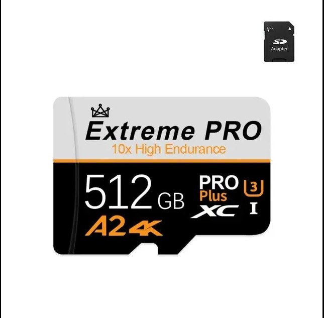 新品未開封　512GB マイクロSD　microsd アダプター付き　マイクロSDカード microSD_画像1