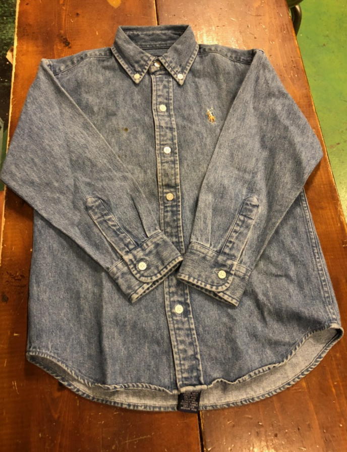 デットストック新品、未使用 RALPH LAUREN デニムシャツ