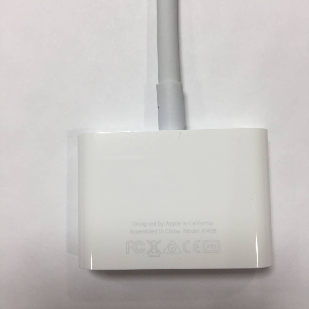 【新品HDMIケーブル付】Apple 純正 Lightning Digital avアダプタ MD826AM/A A1438 ④_画像4