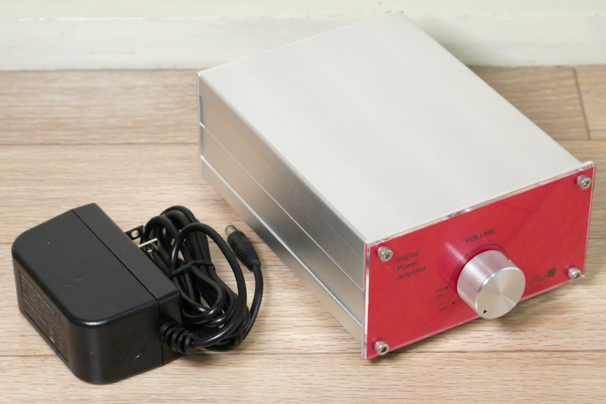 LUXMAN / Stereo ラックスマン LXA-OT3 D級アンプキット 12W+12W (8Ω) 共立アルミケース組込・社外品アダプター付属_画像1