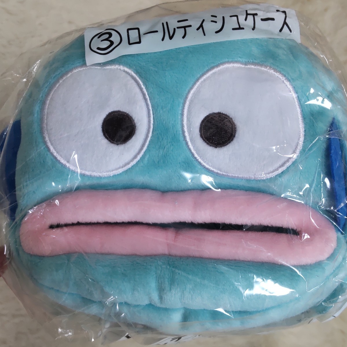 ★新品★ ③ ハンギョドン ロールティッシュケース サンリオ 当たりくじ トイレットペーパーホルダー_画像1