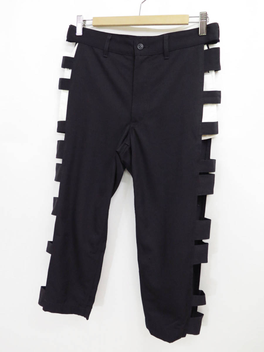 2011 COMME des GARCONS HOMME PLUS SIDE CUT PANTS コムデギャルソン オム プリュス サイド カット パンツ SS11 11SS_画像1