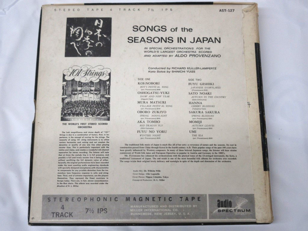 11K506 music tape SONGS OF THE SEASONS IN JAPAN [ japanese four season. examination ] not yet verification present condition 1 point limit selling out 