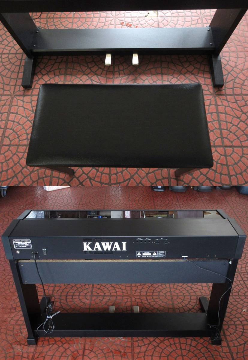 06K248 引き取りのみ[北海道白老町] KAWAI カワイ デジタルピアノ [PW149] '93年製 通電OK 長期保管 現状 売り切りの画像8