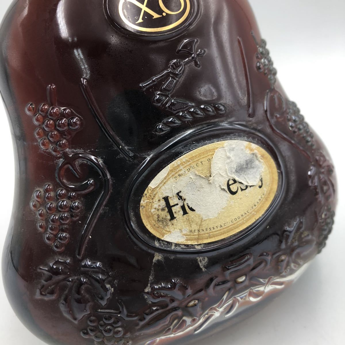 【未開栓】古酒 A’s Hennessy & Co. X.O. & HKDNP ジャズ ヘネシー Brandy cognac ブランデー 金キャップ 700ml_画像6