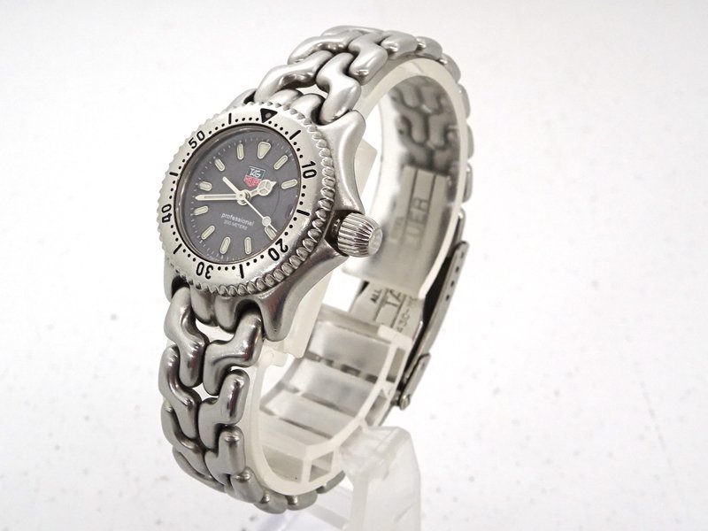 ★中古★TAG HEUER WG1413-0 セルシリーズ プロフェッショナル グレー文字盤 200m レディース 腕時計 本体のみ（タグホイヤー）★【AP132】_画像1