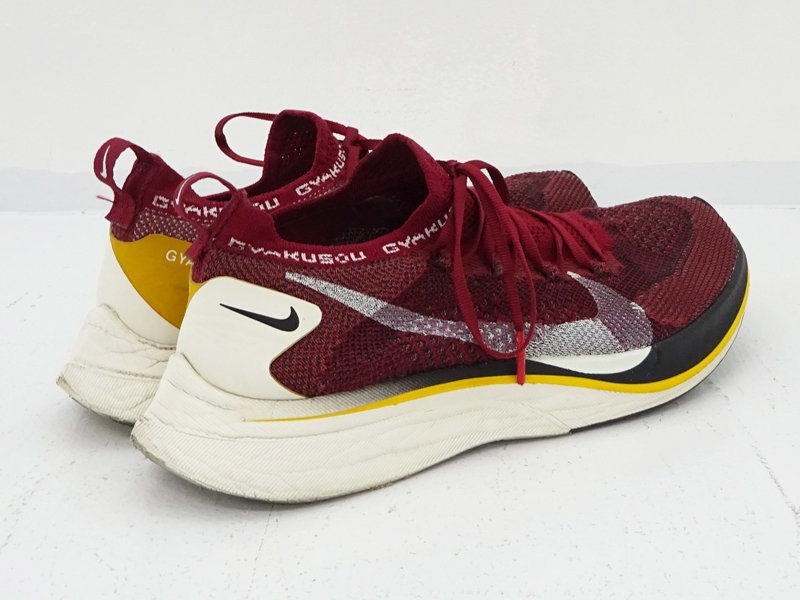 ★中古★NIKE(ナイキ) VAPORFLY 4% FLYKNIT / GYAKUSOU スニーカー 27.5cm US9.5 AV7998-600★【AP126】_画像3