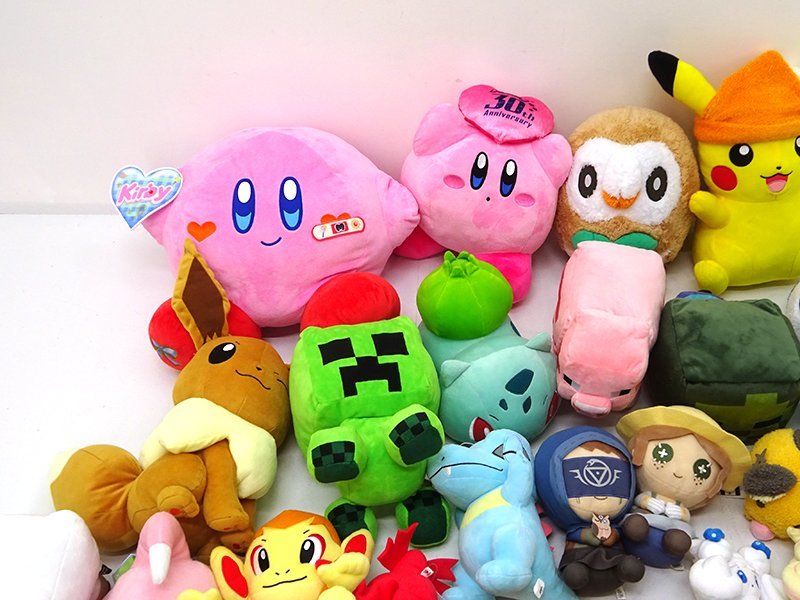 ★中古★ポケットモンスター マインクラフト 星のカービィ 第五人格 ぬいぐるみ まとめ売りセット★【TY713】_画像2