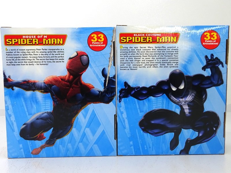 ★中古★MARVEL THE AMAZING SPIDER MAN SPIDER MAN BLACK COSTUME 12インチ 現状渡し (スパイダーマン/マーベル)★【TY725】_画像10