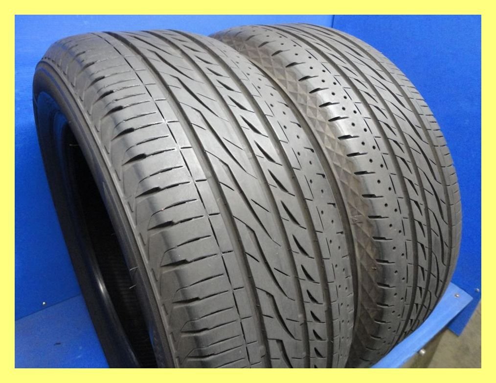 2019年製 7-8分山 2本セット 最高級 静粛 ブリヂストン ★ レグノ GRV2 【215/55R17】 2本★OK1010 オデッセイ エスティマ_画像1