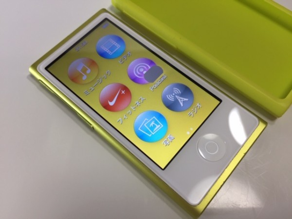 （112-01）1日元 -  [美容產品在翻譯]蘋果“iPod nano的”第七代16GB黃色MD476J♪藍牙相應♪眼吊艙納米♪航運185日元♪♪    原文:(112-01) 1円～ [ 美品 訳アリ ] Apple「iPod nano」第7世代 16GB イエロー MD476J ♪ Bluetooth対応 ♪ アイポッドナノ ♪ 送料185円 ♪♪