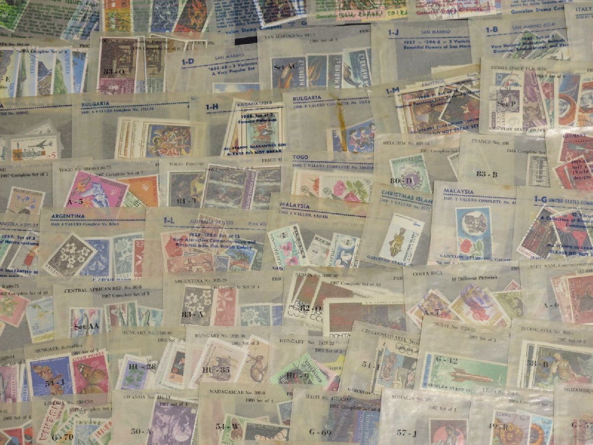 詳細不明 未使用・中古 古い海外切手 色々まとめて大量 使用済記念切手 外国切手 古切手 海外 エンタイア ヴィンテージ 非課税 579_画像7