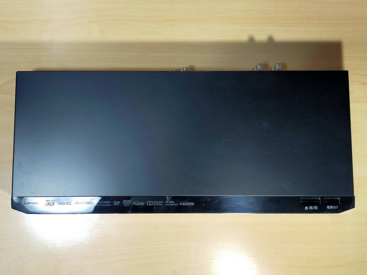 Panasonic DMR-BRW1000/1TB/2番組同時録画可/B-CAS,新品リモコン,HDMI,電源ケーブル付属/外付けHDD対応/動作良好_画像7