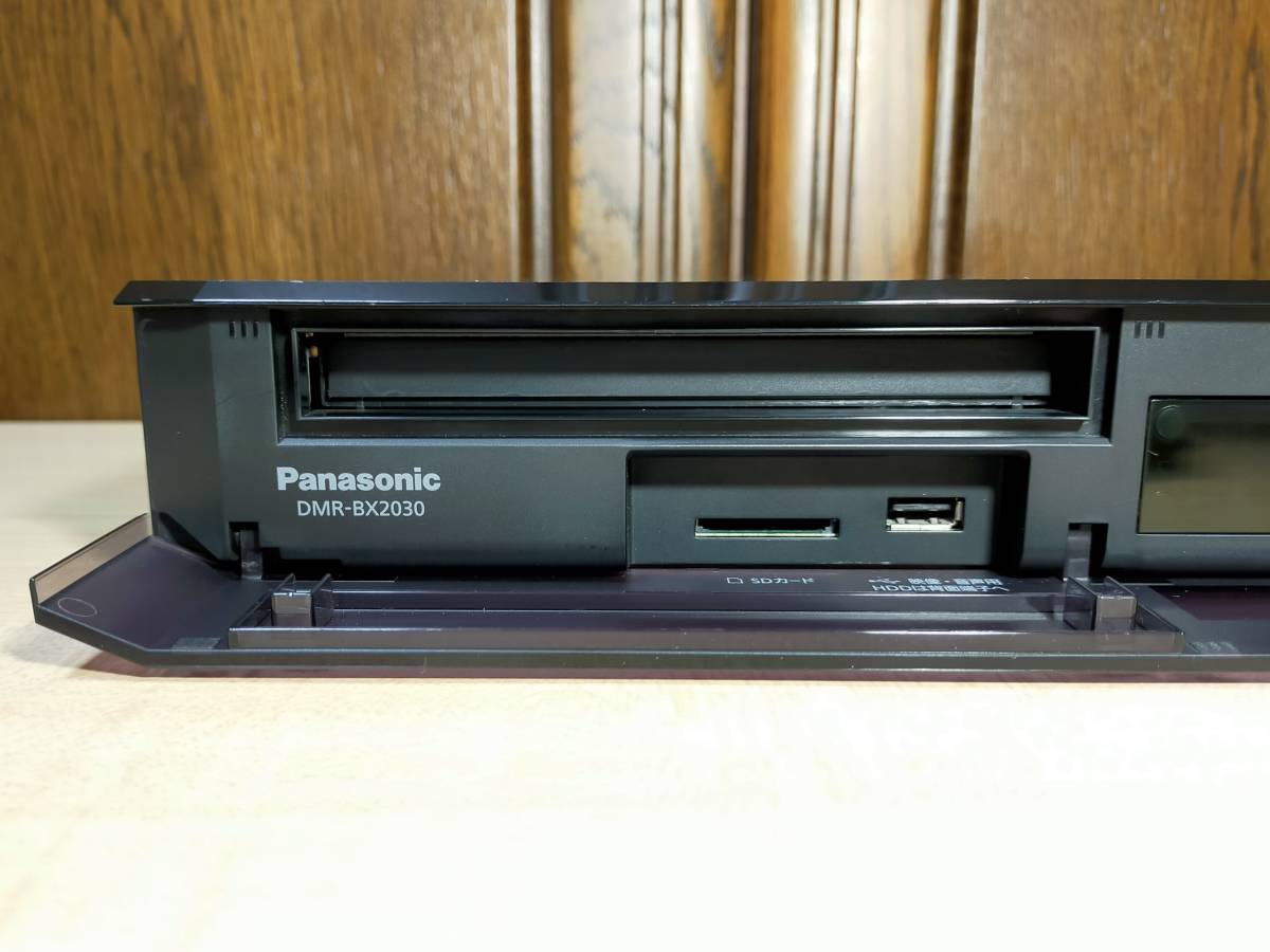 Panasonic DMR-BX2030/2TB/6チャンネル自動録画可/B-CAS,新品リモコン,HDMI,電源ケーブル付属/外付けHDD対応/動作良好_画像2