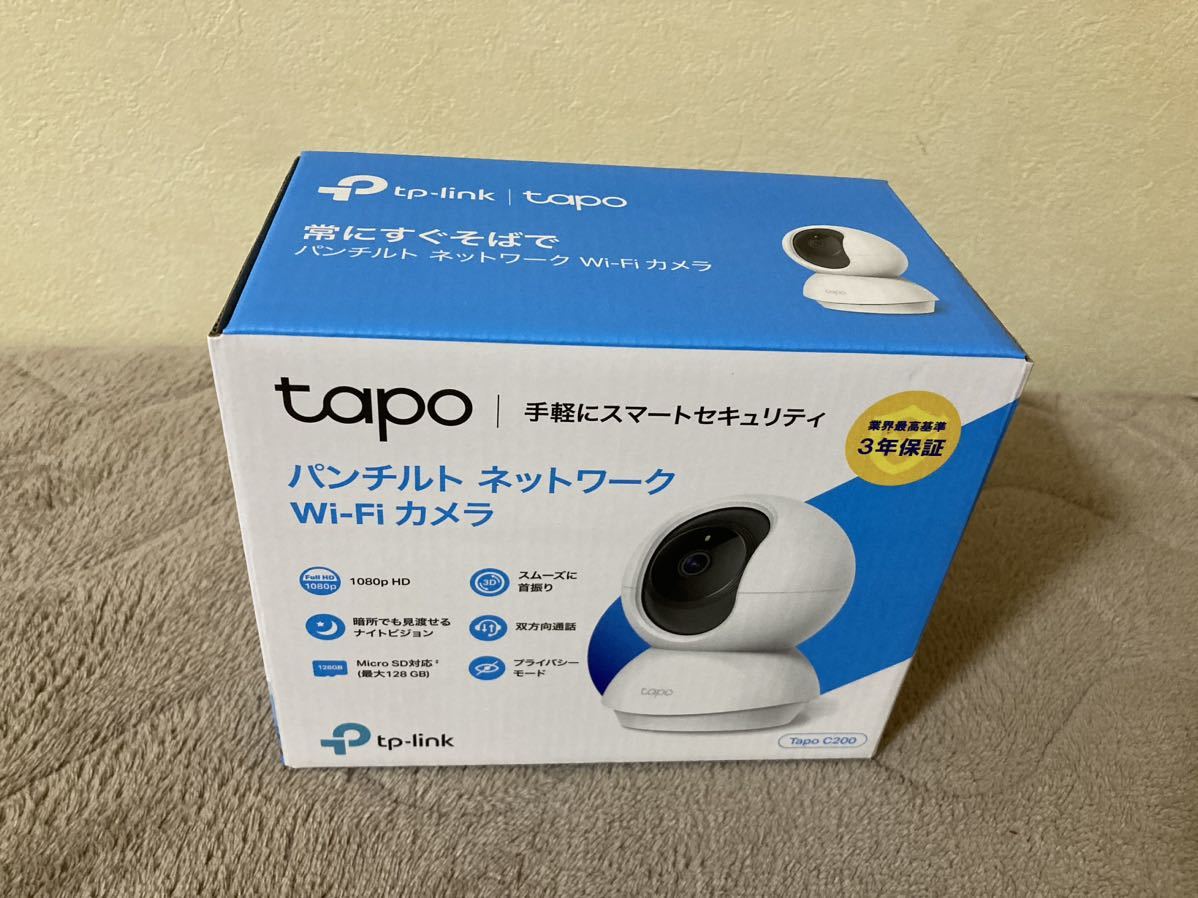 ネットワークカメラ WiFi 防犯カメラ 監視カメラ ワイヤレスカメラ ベビーモニター ペットカメラ tapo c200 tp-link 全国送料込_画像2