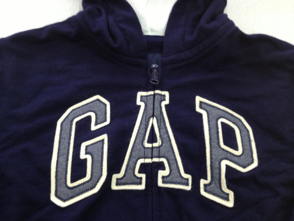 ■ＧＡＰ■130■新品■ネイビー■ギャップ■パーカー■ W4-3_画像2