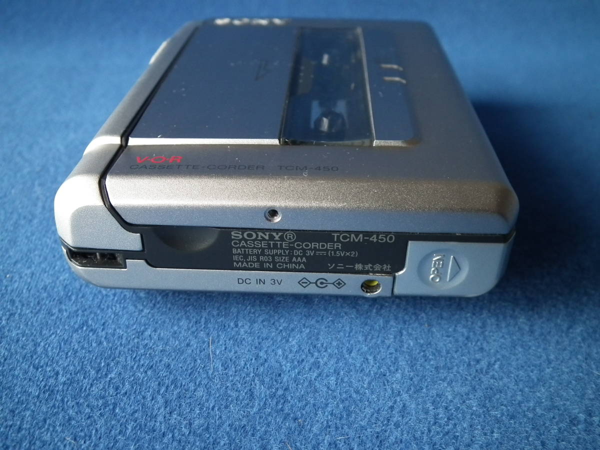 索尼卡帶編碼器TCM-450 原文: SONY 　 カセットコーダー 　 TCM-450 