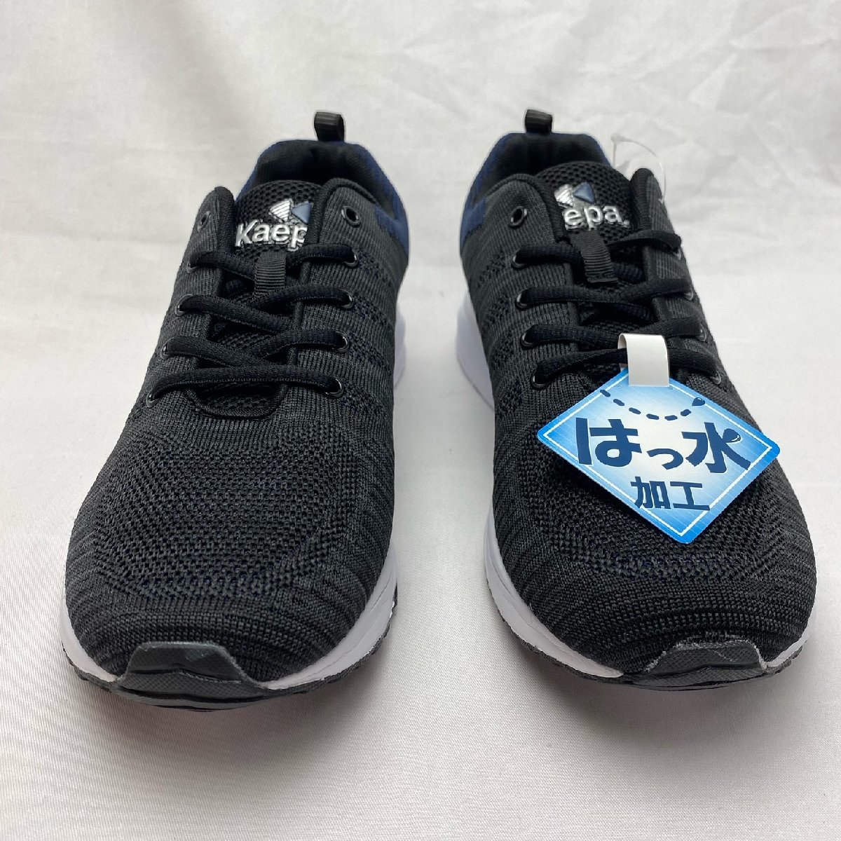 [ Hokkaido * Okinawa кроме бесплатная доставка ][ новый товар ]Kaepa мужской спортивные туфли водоотталкивающий 25.0cm BK/NV*2524
