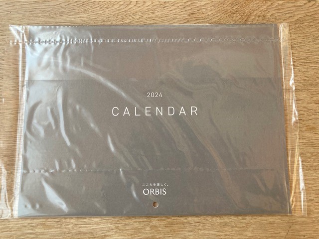 ♪オルビス ORBIS オリジナルカレンダー 2024 壁掛けタイプ 非売品 未使用 クリックポストで送料184円_画像1