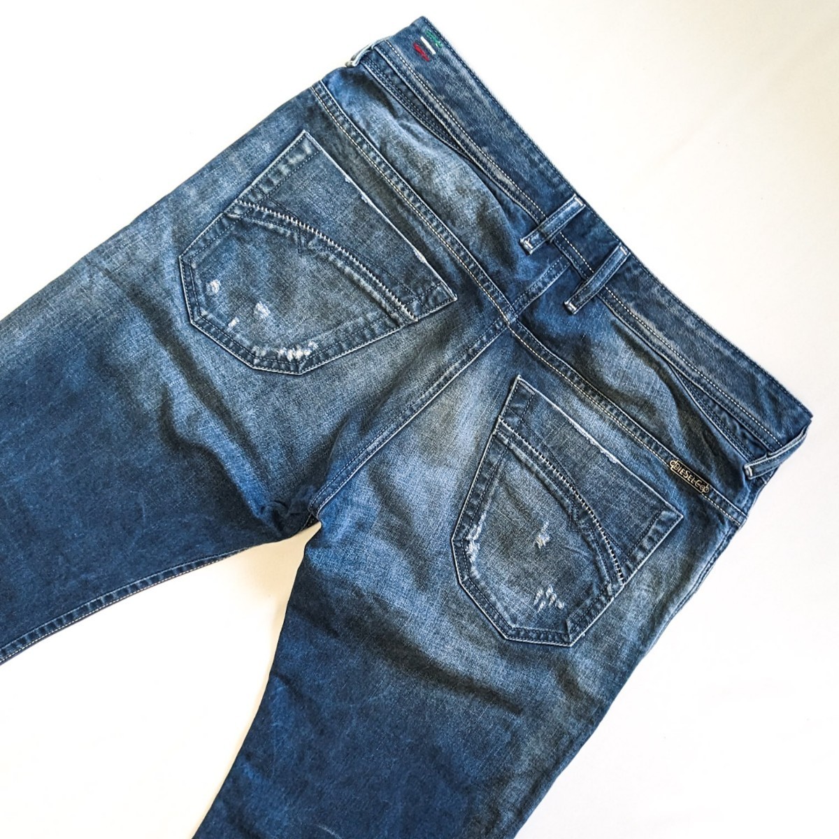 DIESEL ディーゼル IAKOP レギュラースリム テーパード デニム ジーンズ ジーパン Gパン DENIM SLIM メンズ_画像3