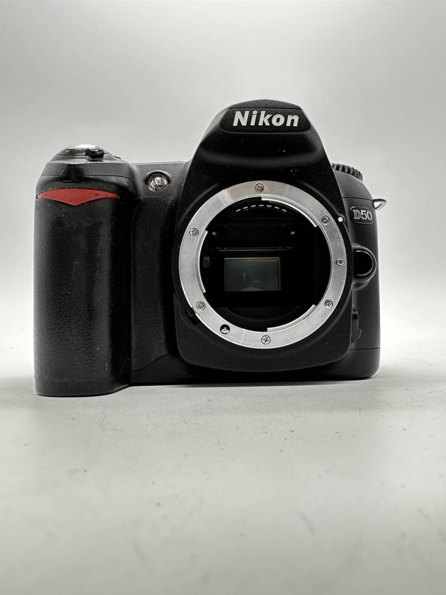 H2519a Nikon D50 D80 AF-S DX NIKKOR ED 18-55mm 1:3.5-5.6G SPEEDLIGHT SB-16 動作未確認_画像2