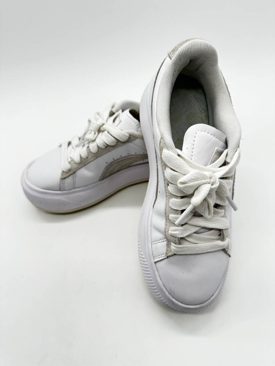 H2690 PUMA Puma s.-domayumis спортивные туфли 22.5cm женский белый 