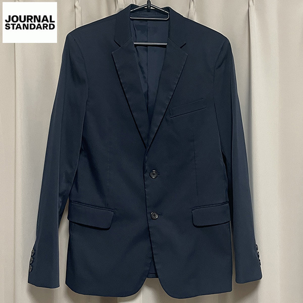 送料無料 JOURNAL STANDARD ジャーナルスタンダード テーラードジャケット ネイビー M ビジネス カジュアル ドレス スーツ モード_画像1