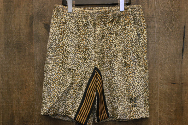  special order Needles × SSZ ( Needles /esesz.-) Leopard pattern setup coach jacket + short pants / M / Beams 