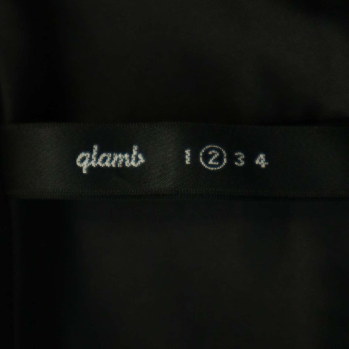 glamb グラム 通年 総裏★ 2B スリム アンコン テーラード ジャケット Sz.2　メンズ 黒　A3T12458_A#O_画像6