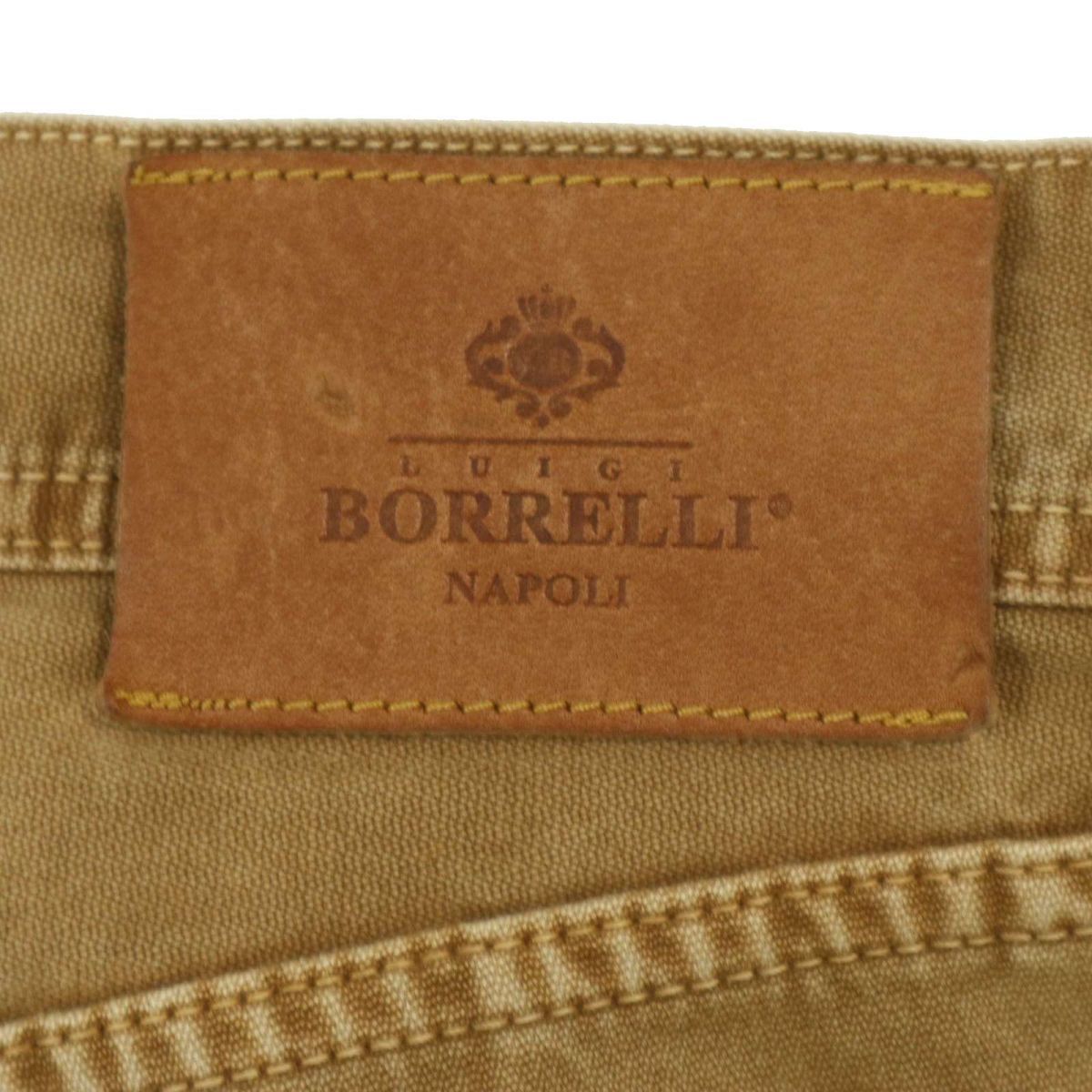 イタリア製★ LUIGI BORRELLI ルイジ ボレッリ 通年 ストレート 5P ワーク パンツ Sz.31　メンズ　A3B05090_A#R_画像8