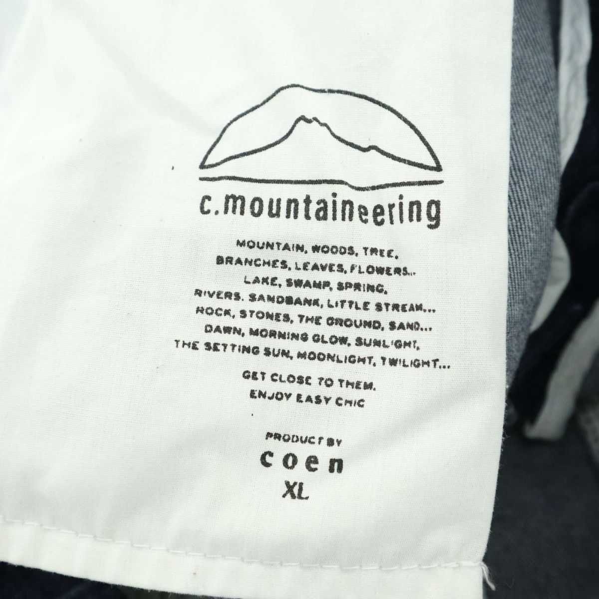 coen c.mountaineering コーエン 膝立体★ ストレッチ クライミング デニム パンツ ジーンズ Sz.XL　メンズ 大きいサイズ　A3B05088_A#R_画像8