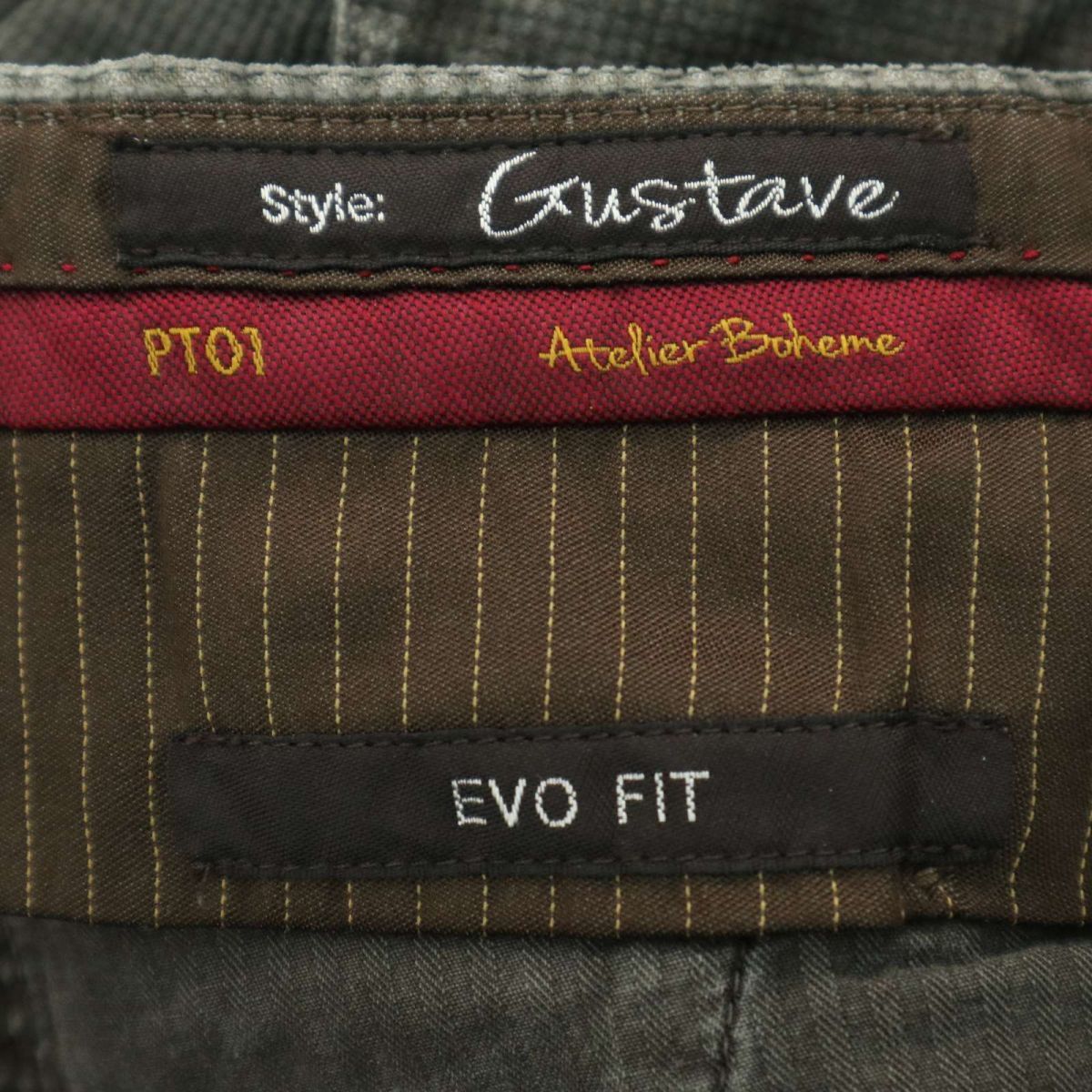 PT01 ピーティーゼロウーノ 秋冬 【Gustave】 EVO FIT ギュスターブ コーデュロイ ストレッチ カーゴ パンツ Sz.44　メンズ　A3B05143_B#Q_画像9