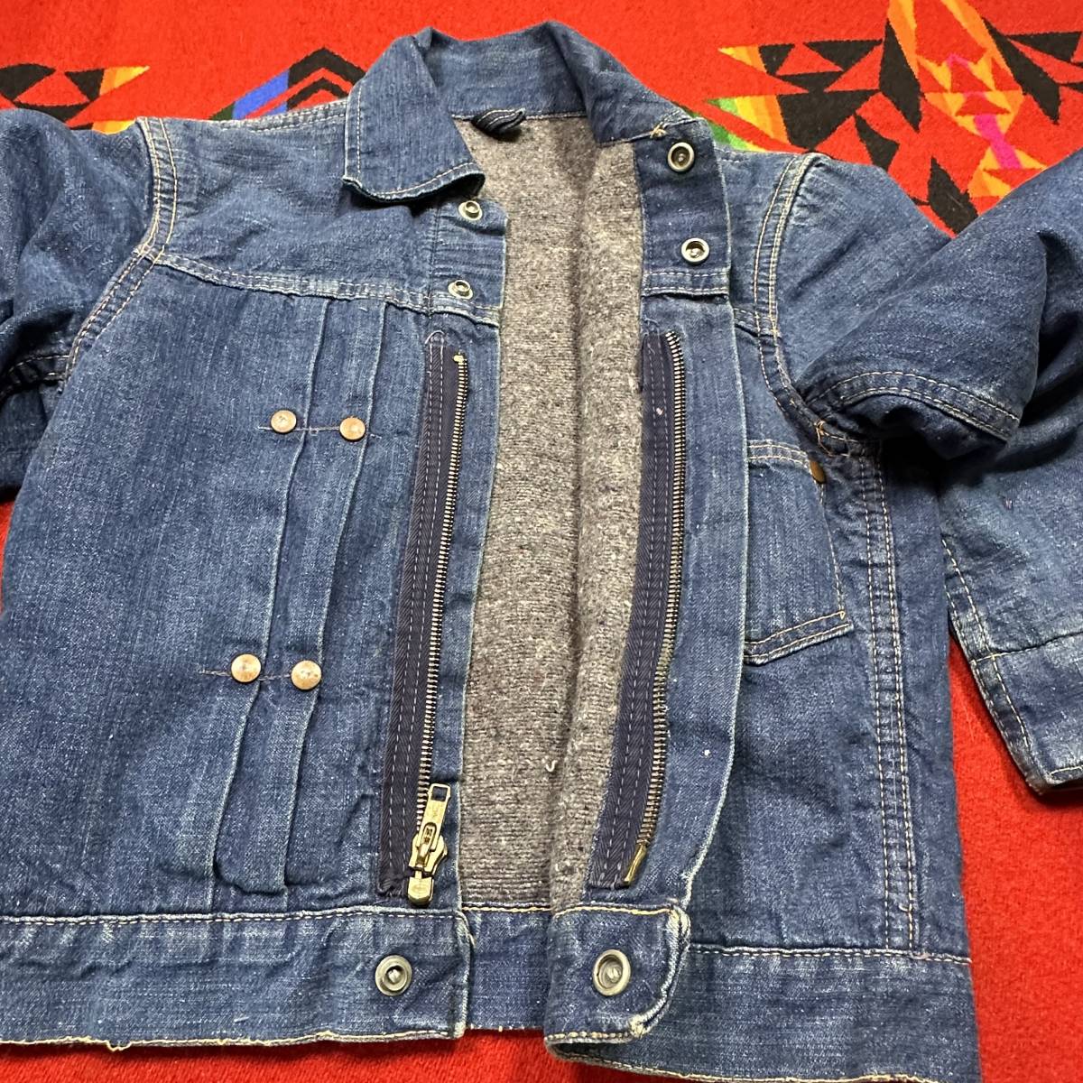 アメリカ購入 古着 子供デニム JKT【ビンテージ.】]【V/【KID.】]【K_画像4