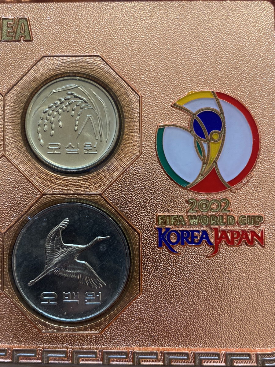 ＊1308 FIFA WORLD CUP 2002 KOREA JAPAN 日韓ワールドカップ W杯 記念コインセット_画像4