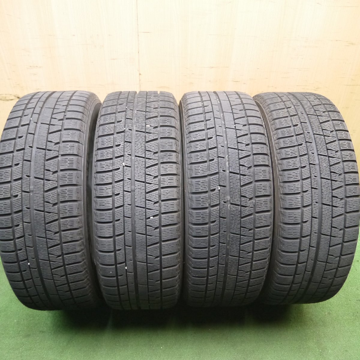 [送料無料]バリ溝！19年！9.5分★スタッドレス 225/55R17 ヨコハマ アイスガード iG50 プラス 社外 アルミ PCD114.3/5H★3070309Hス_画像10