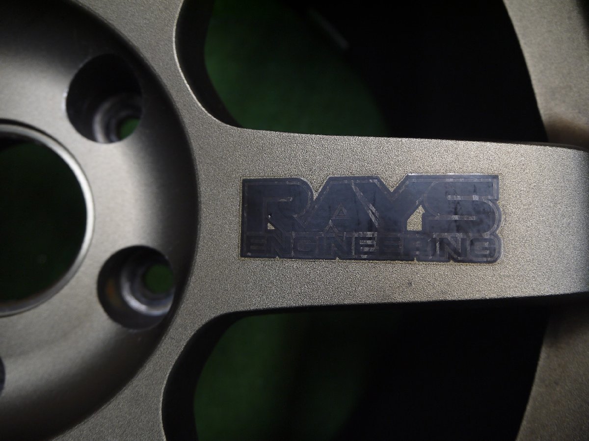 [送料無料]希少！キレイ！19年★GT-R サイズ RAYS VR TE37 255/40R17 トーヨー プロクセス ボルクレーシング PCD114.3/5★2091701クノ_画像8