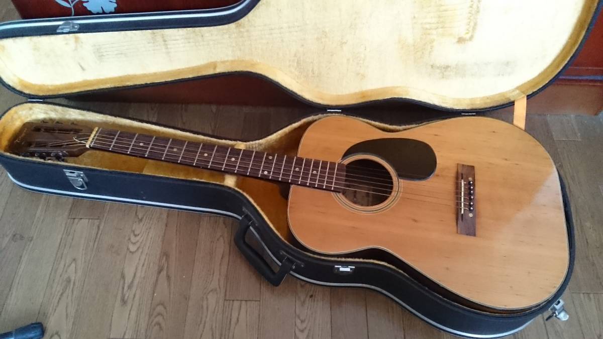 Takamine No.100 アコースティックギター 1970年製 トリップルOボーヂイ 状態良好 ハードケース付き!_画像1