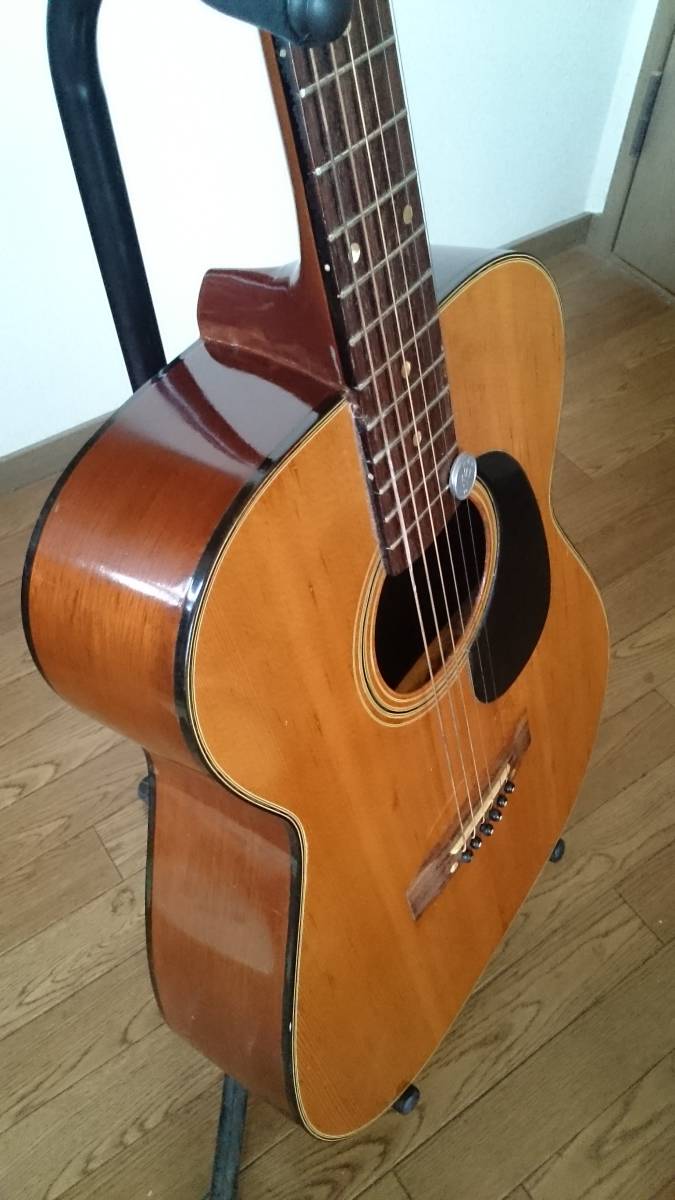 Takamine No.100 アコースティックギター 1970年製 トリップルOボーヂイ 状態良好 ハードケース付き!_画像5