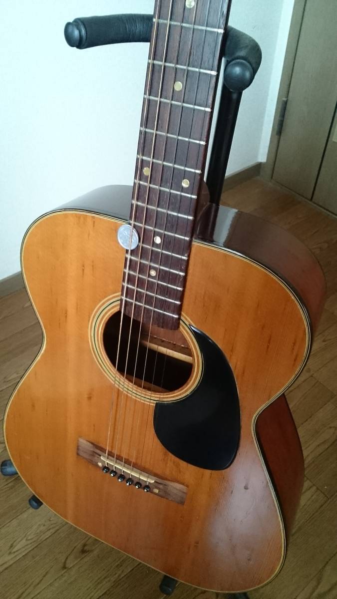 Takamine No.100 アコースティックギター 1970年製 トリップルOボーヂイ 状態良好 ハードケース付き!_画像6