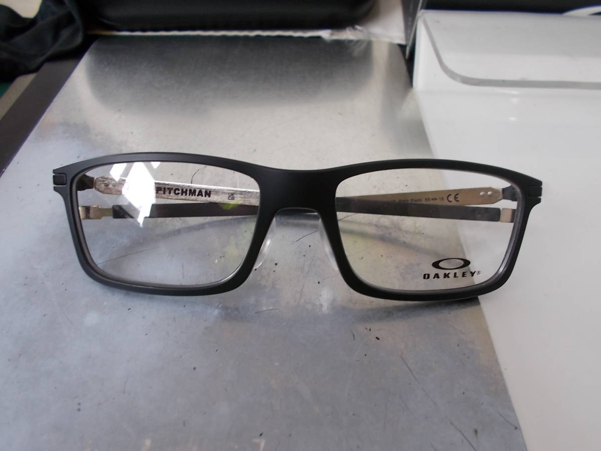OAKLEY オークリー PITCHMAN A 超かっこいい 眼鏡フレーム OX8096-0155 Satin Black