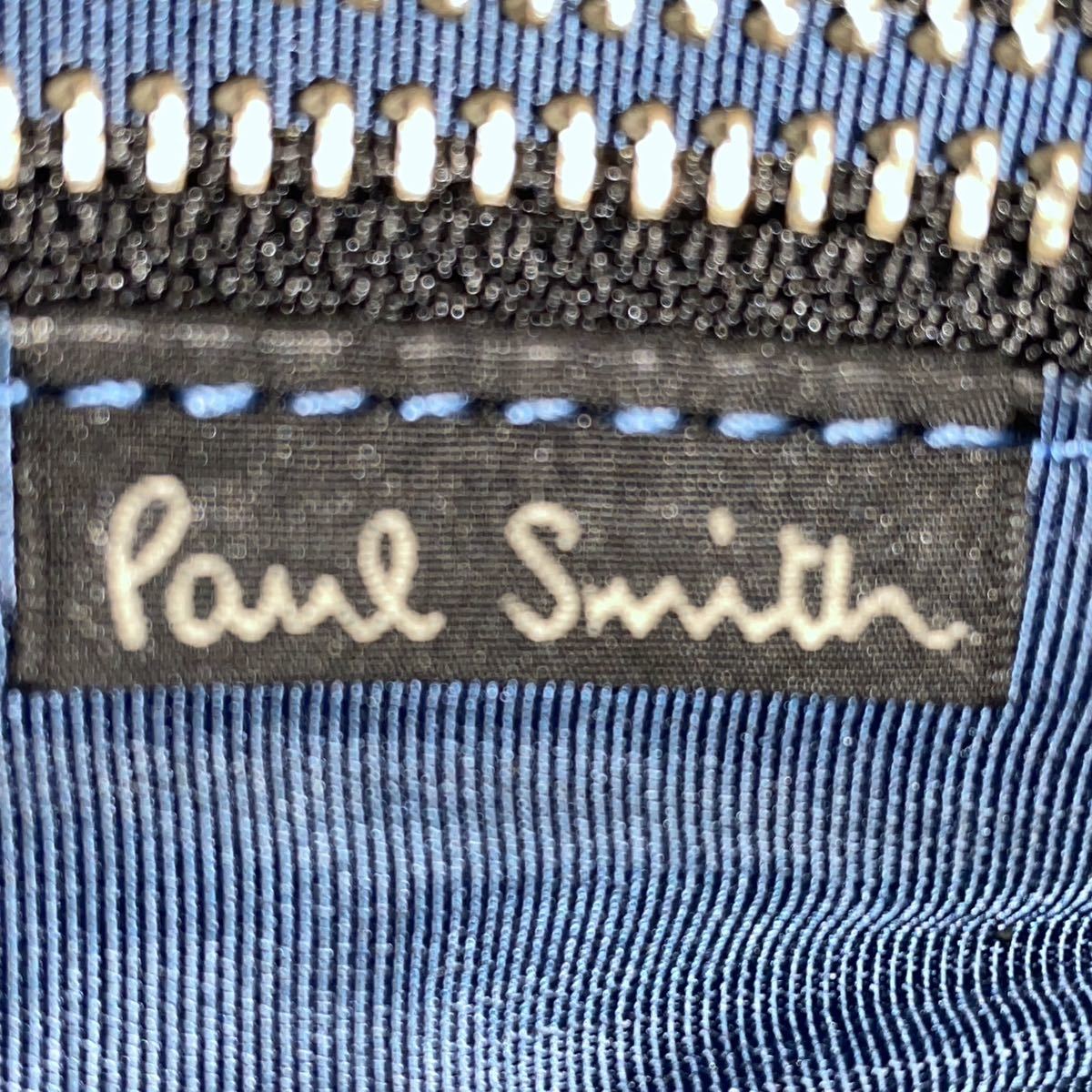 1円 【美品】 PaulSmith ポールスミス ショルダーバッグ ボディバッグ 斜め掛け 肩掛け ビジネス ナイロン レザー ブラック メンズ _画像10