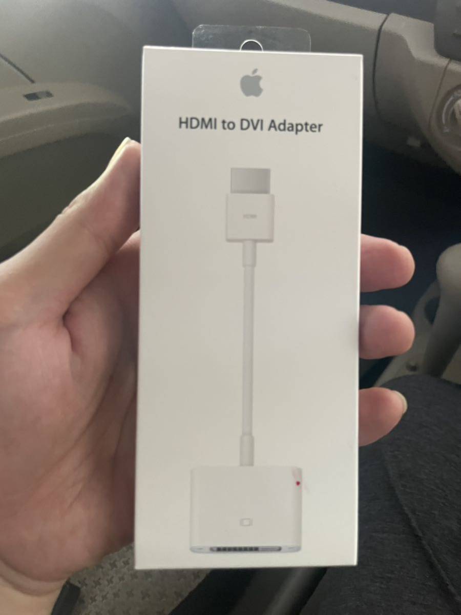 純正品Apple HDMI to DVI Adapter （MJVU2ZA/A）アップル　mac_画像1