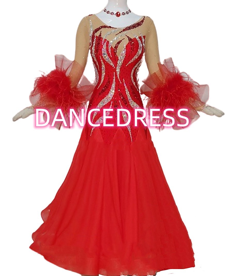 NEW 社交ダンスドレス・モダンドレス・スタンダードドレス オーダーメイド、サイズ撰択可 新品 最高品質modern-626