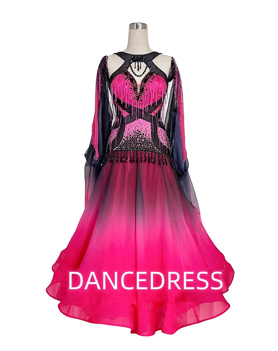 NEW 社交ダンスドレス・モダンドレス・スタンダードドレス オーダーメイド、サイズ撰択可 新品 最高品質modern-621