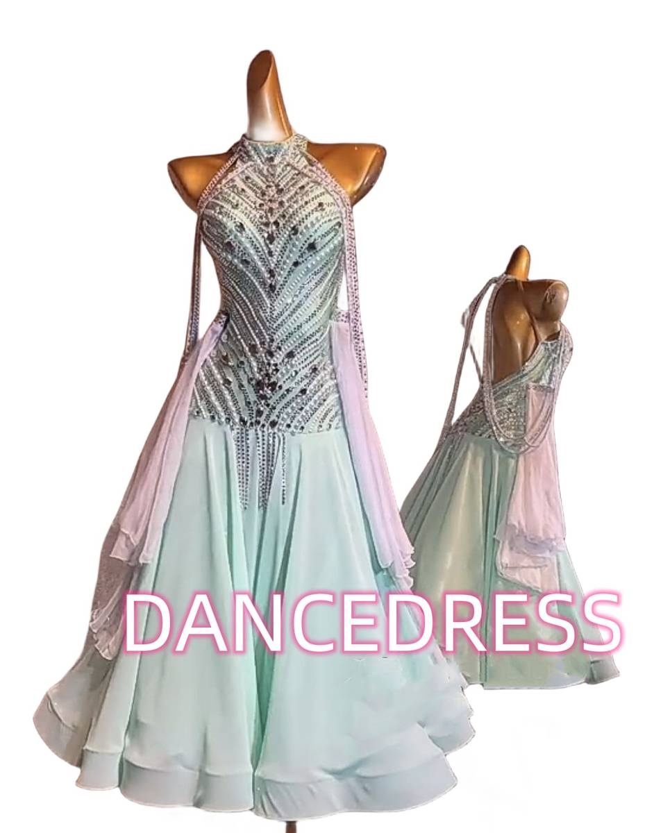 NEW 社交ダンスドレス・モダンドレス・スタンダードドレス オーダーメイド、サイズ撰択可 新品 最高品質modern-601