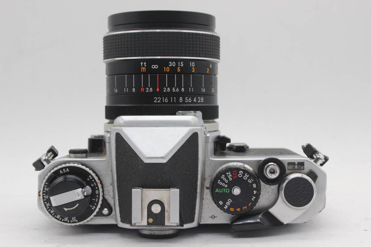Y203 ニコン Nikon FE シルバー Soligor 35mm F2.8 ボディ レンズセット ジャンク_画像6