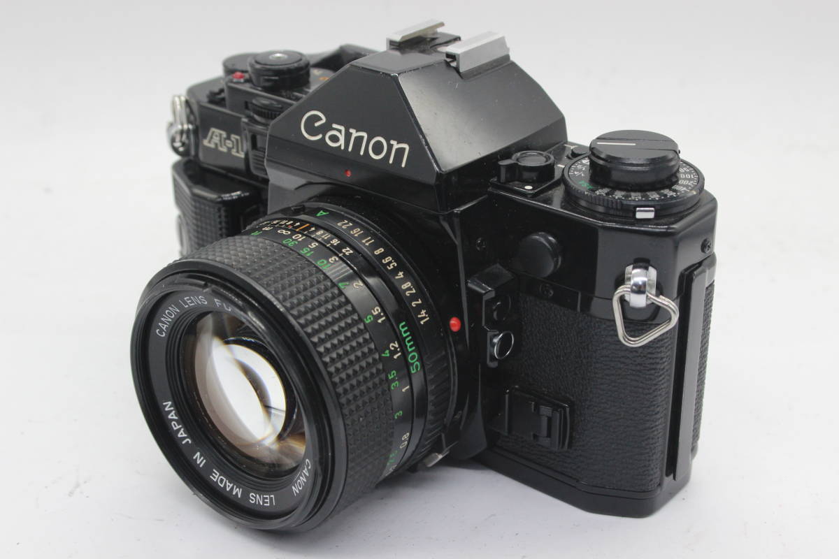 Y248 キャノン Canon A-1 ブラック NEW FD 50mm F1.4 ボディレンズ