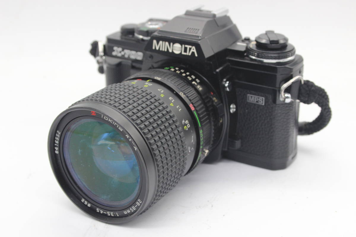 Y250 ミノルタ Minolta X-700 MPS ブラック Tokina AT-X 28-85mm F3.5-4.5 ボディレンズセット ジャンク_画像1