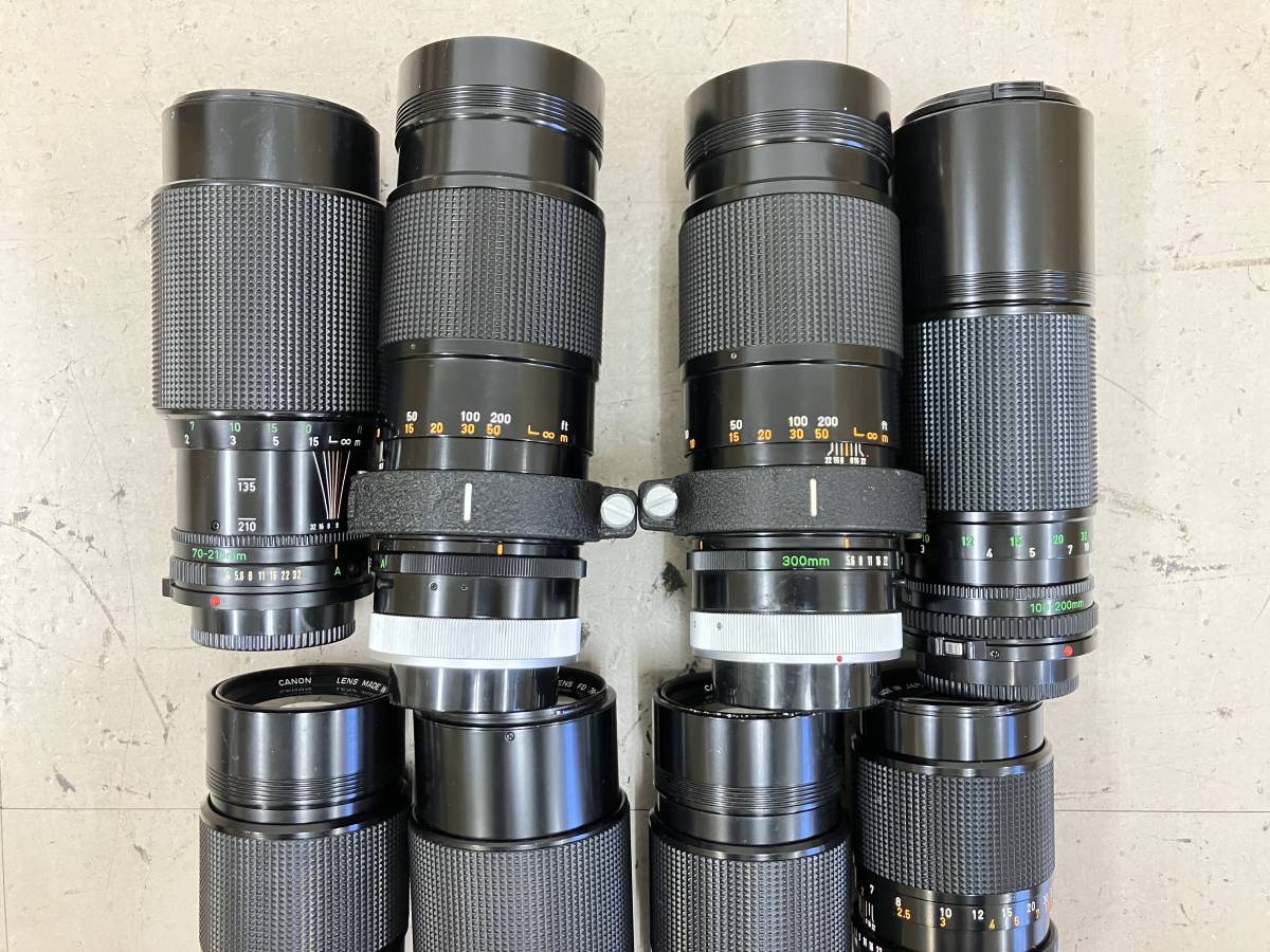 【大量11個】 キャノン Canon Zoom Lens ズームレンズ NewFD ニューFD 35-70mm F4 等 MFレンズ 大量 まとめ ジャンク D46_画像3