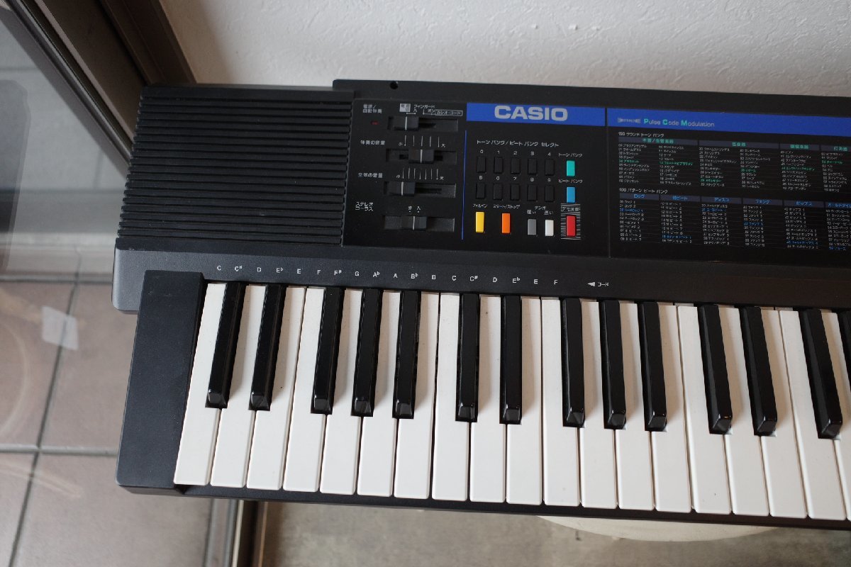 0CASIO/ Casio TONE BANK keyboard LK-200 old tool. gplus Hiroshima 2311k